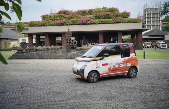 300 臺五菱 Air ev 亮相巴厘島，成 G20 峰會官方用車